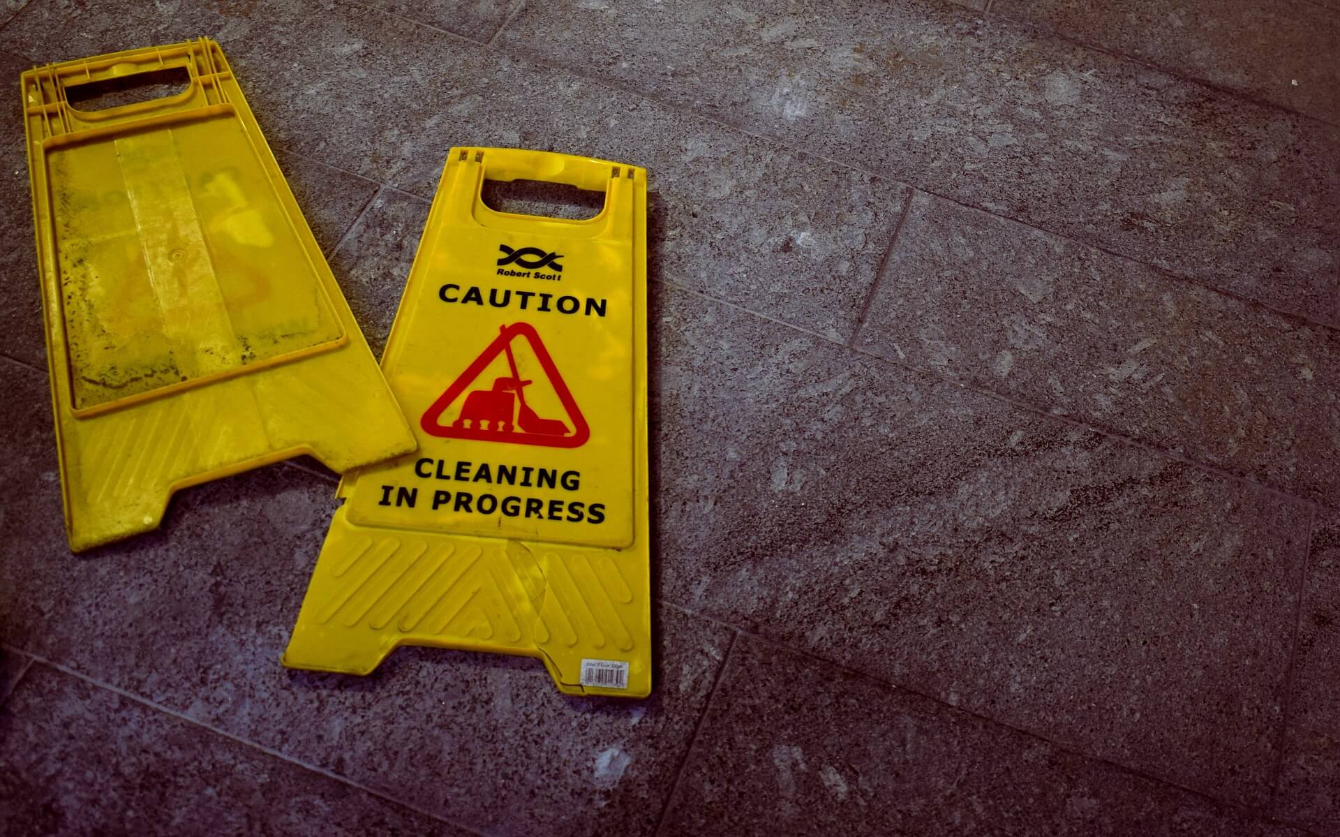 cleaning signs