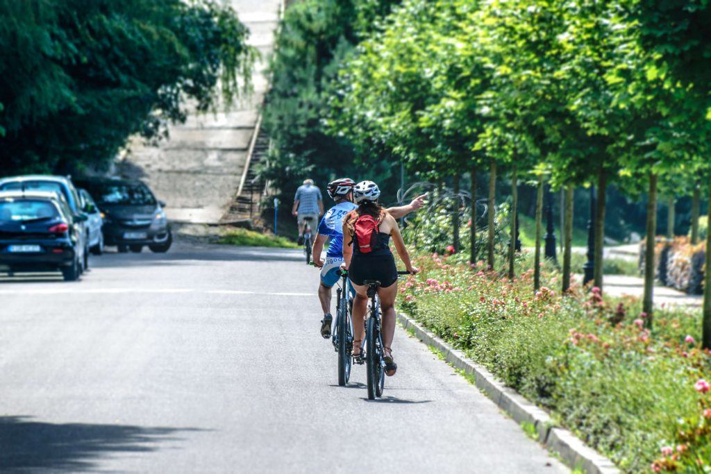 bicyclists