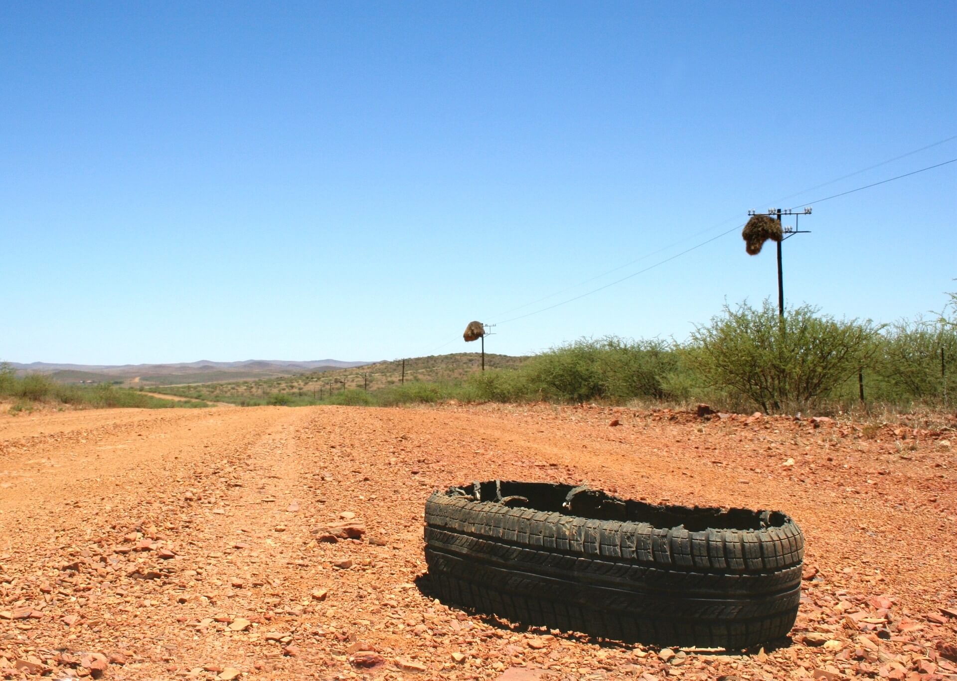 old tire